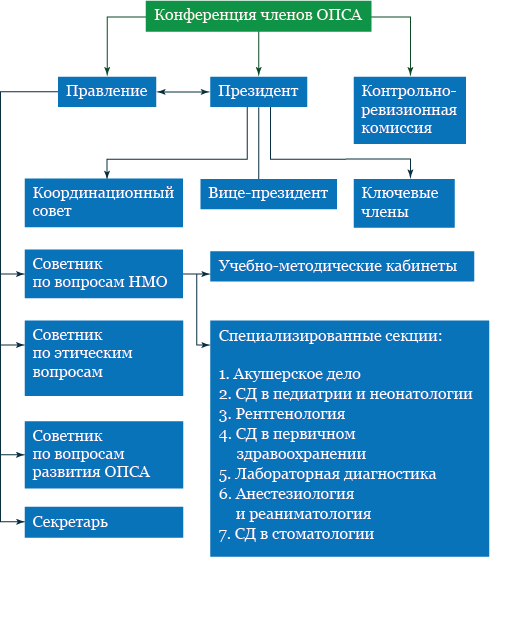 Cтруктура Омской профессиональной сестринской ассоциации