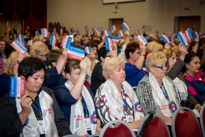 Делегаты от регионов России. Открытое голосование