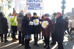 Флешмоб в Омске на ул. Ленина