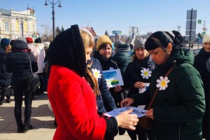 Флешмоб в Омске на ул. Ленина