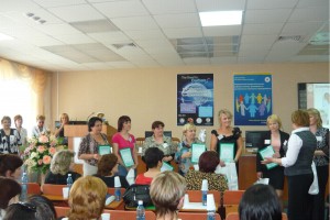 Награждение участников конкурса ОПСА «Лучший по профессии 2011» в номинации «Лучшая акушерка»