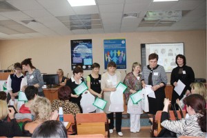 Награждение участников конкурса ОПСА «Лучший по профессии 2011» в номинации «Лучшая медицинская сестра в неонатологии»