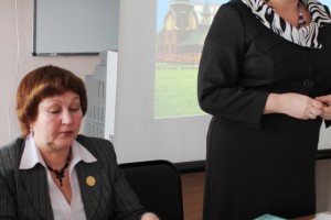 Открытие круглого стола, руководитель профессионального комитета ОПСА Иващенко Л.А.