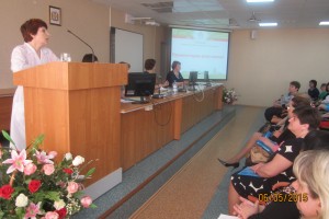 Приветствие С.С. Синицыной, заместителя главного врача ГКПЦ