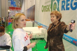 Работа на интерактивной площадке «Здоровая Россия»