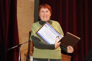 Вручение благодарственного письма ОПСА Долматовой Е.А.