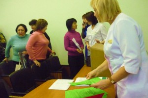 Вручение сертификатов участникам