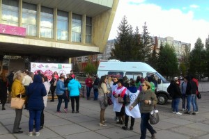 Всероссийская акция «Международный день памяти умерших от СПИДа», г. Омск