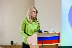 Выступление с докладом Е.П. Гирфановой
