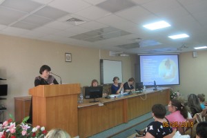 Выступление с докладом Е.П. Торгашёвой, ГКПЦ