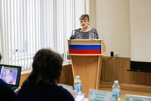 Выступление с докладом Е.В. Тимофеевой