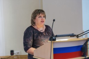 Выступление с докладом И.С. Проскуряковой