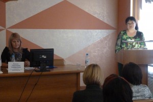 Выступление с докладом. И. С. Зиновьева