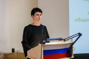 Выступление с докладом Н.А. Блиновой