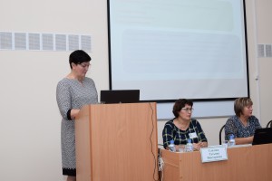 Выступление с докладом О. Н. Андриенко