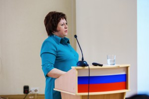 Выступление с докладом О.Ю. Остапчук