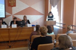 Выступление с докладом. Т. А. Воронкова
